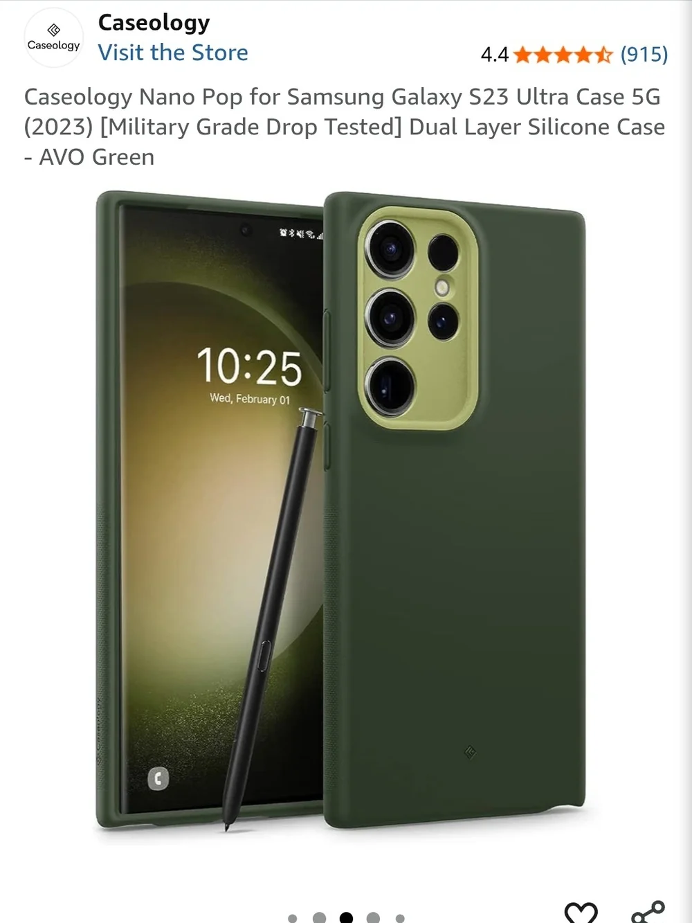 Samsung Galaxy 23 ULTRA Silicone Phone Case in Dark Green - caseology
